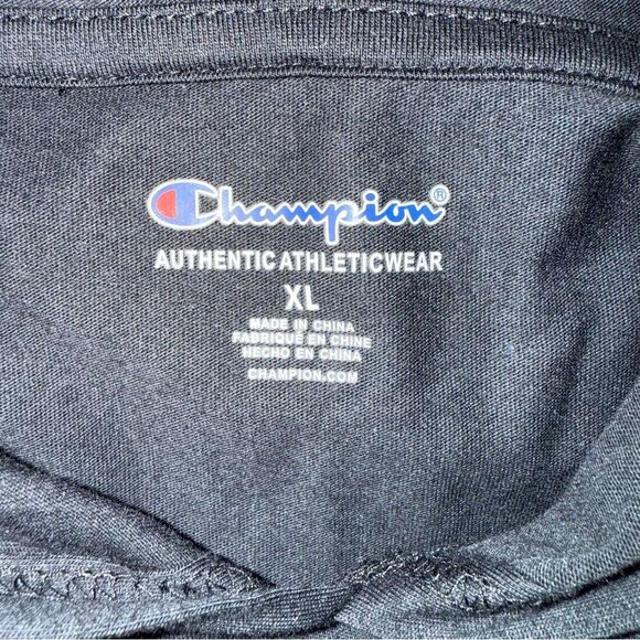 New With Tags Champion Black Pullover with Pink and White Logo Size XL - Picture 6 of 10